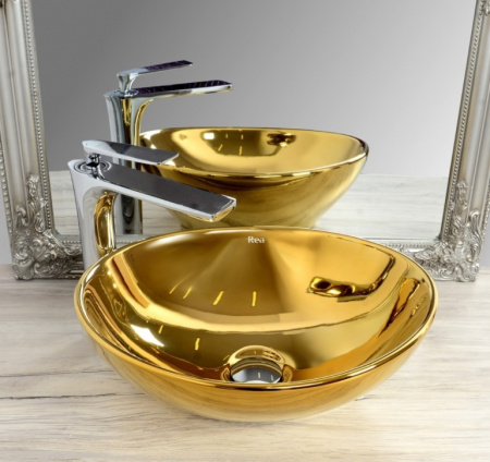 Умывальник Rea Sofia Gold N U9015