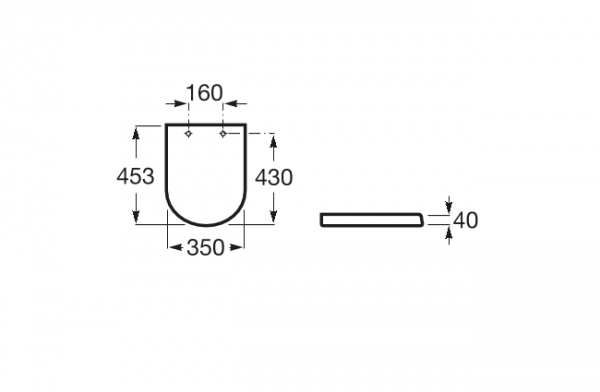 Сиденье с крышкой Roca Gap Round A801D12001, Soft Close