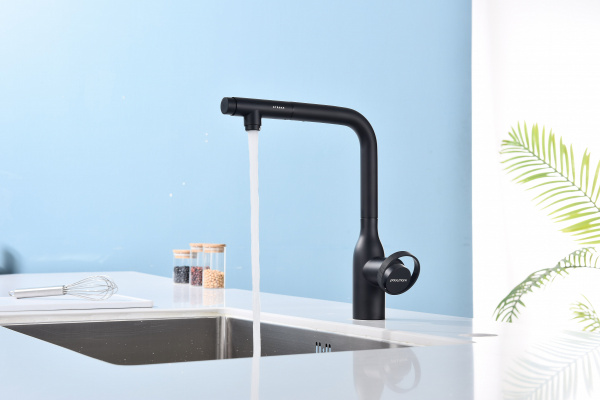 Смеситель для кухни Paulmark URBAN Ur213104-401(AN), антрацит