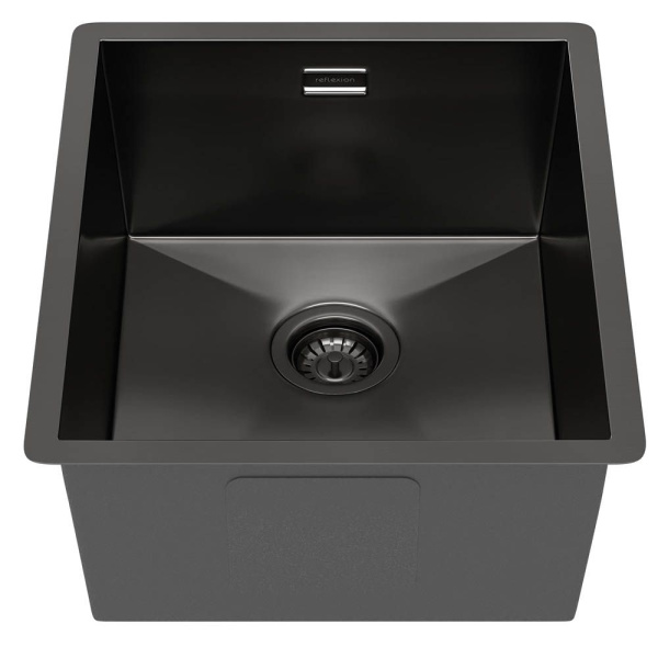 Кухонная мойка Reflexion Como RX2038BL оружейная сталь