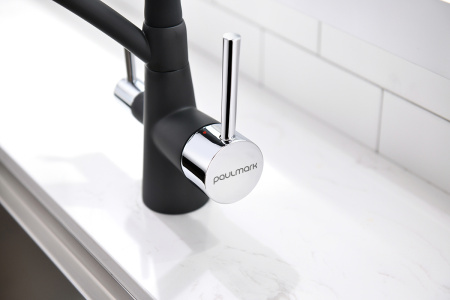 Смеситель для кухни Paulmark SIЕGEN Si213111-401, антрацит