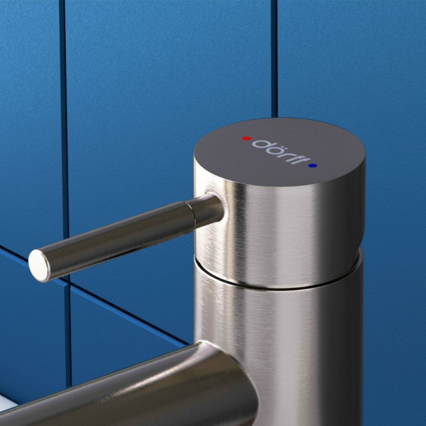 Смеситель для умывальника Dorff D3002100SS Logic new из нержавеющей стали