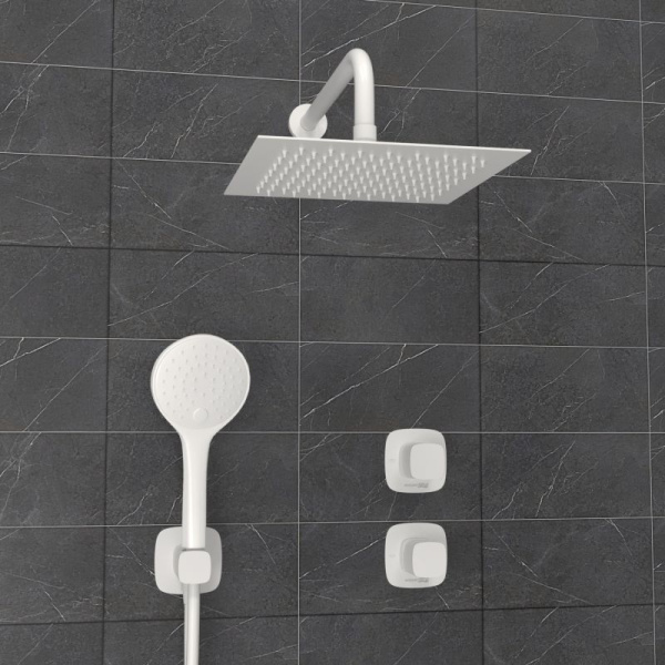 A9551.266.146.254.328.156.155  Встраиваемый комплект для душа WasserKRAFT с верхней душевой насадкой и лейкой