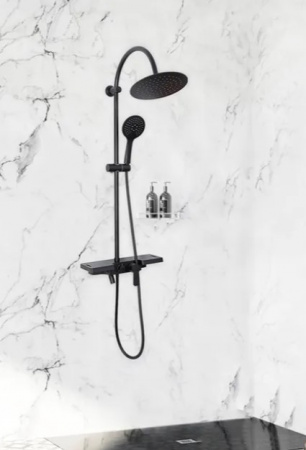 Душевая система Rea Vigo REA-P7001 (черный)