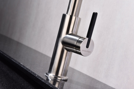 Смеситель для кухни Paulmark TORNADO To213402-Ni, никель