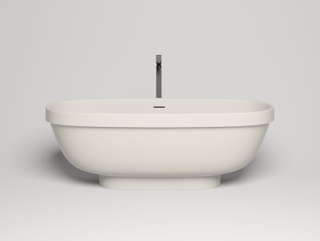 Ванна отдельностоящая Salini GRECA 180x80, S-Stone, матовый белый 103121M