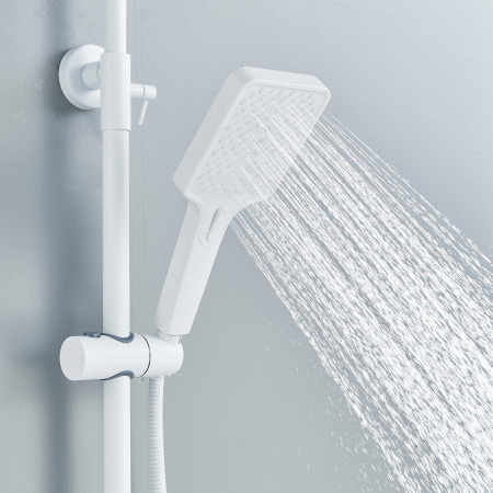 Душевая система Shevanik S6136C, белый