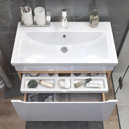 Тумба под раковину подвесная VIGO Grani 166 дуб золотой, 80 см