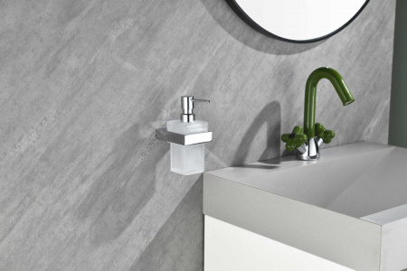 Настенный дозатор для жидкого мыло Grocenberg AC0028 (Хром)