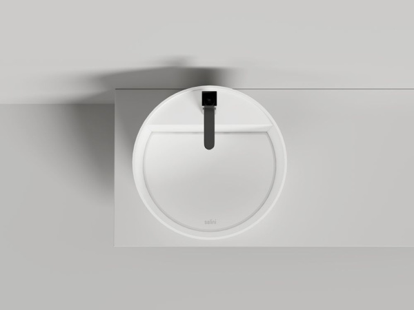 Раковина накладная Salini ARMONIA ROUND TOP 03 без отверстия под смеситель покраска по RAL полностью, 130423TMF