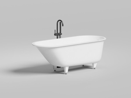 Ванна встраиваемая Salini ORNELLA KIT 170x75, S-Sense, глянцевый белый 102411G