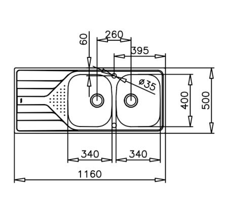 Кухонная мойка ТЕКА UNIVERSE 80 T-XM 2B 1D 115170006