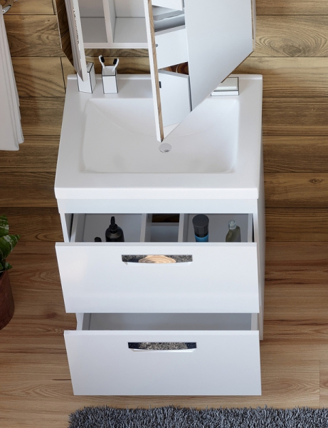 Тумба под раковину напольная VIGO Plaza tn.PLA.FOS.60.2Y, 60 см