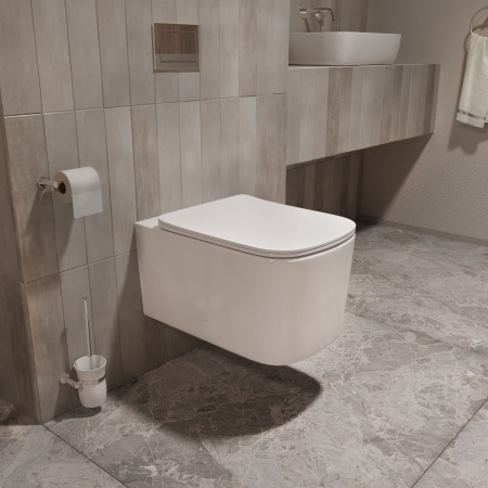 Унитаз подвесной Vincea Tornado Ultra VT1-32T, цвет белый, ультратонкое сиденье soft-close