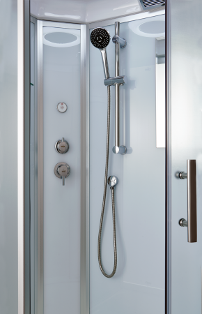 Душевая кабина Timo Standart Т-6610 Silver L  110*85*220, турецкая баня хамам