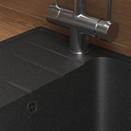 Кухонная мойка Reflexion Plato RX1457СL, уголь