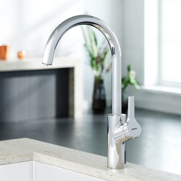 310721000 Eclipce Смеситель для кухни Damixa, с фильтрацией C - излив, хром