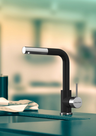 Смеситель для кухни Paulmark KASSEL Ka214311-401(AN), антрацит