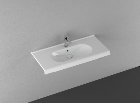 Раковина ISVEA Sentimenti накладная 1000*450*170 цвет белый 10SM50100SV