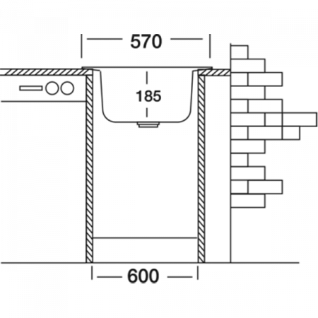 Кухонная мойка Kromevye Triton EX 327 D