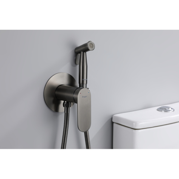 Гигиенический душ со смесителем  Raglo R10.52.09, графит