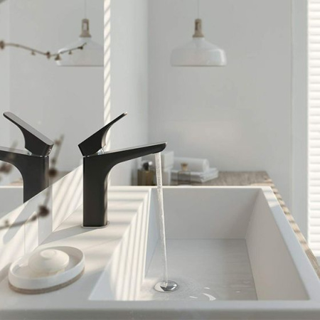 Смеситель для раковины высокий Deante Hiacynt BQH_N21K черный