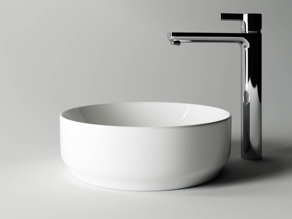 Умывальник чаша накладная круглая Ceramicanova Element 355*355*125мм, Белый, CN6005