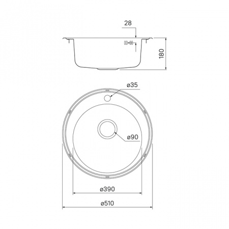 Кухонная мойка IDDIS D510 Basic BAS51P0i77