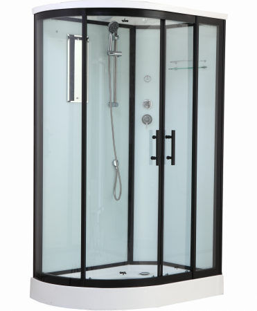 Душевая кабина Timo Standart T-6602 Black R 120x85x220