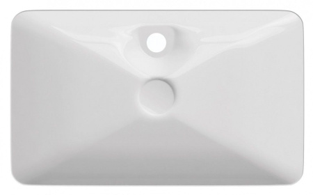 Раковина ISVEA SistemaY Clear накладная 644*395*125 1 цвет белый матовый 10SY50065SV-2L