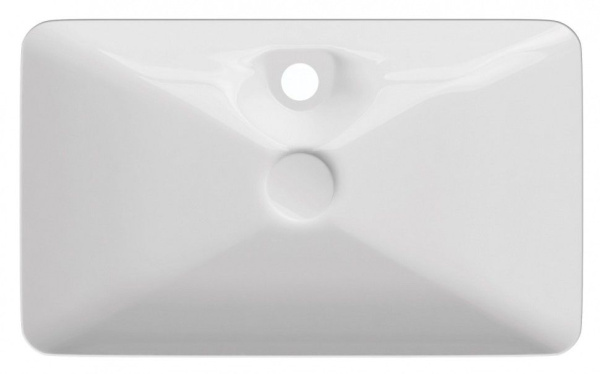 Раковина ISVEA SistemaY Clear накладная 644*395*125 1 цвет белый матовый 10SY50065SV-2L