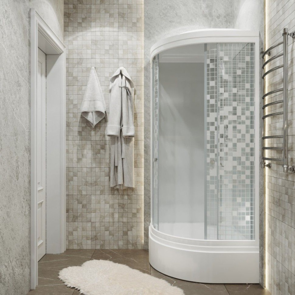 Душевая кабина Тритон Щ0000030293  Мозаика 100*100 В (ДН4)