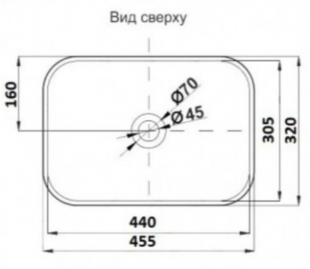 Раковина накладная CeramaLux 547