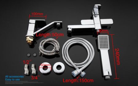 Комплект смесителей 3 в 1 Gappo G2898