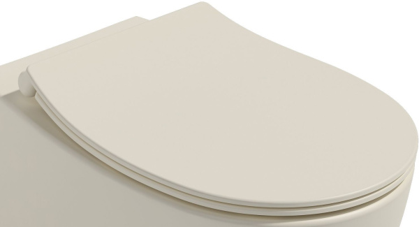 Сиденье для унитаза ISVEA Sentimenti Neo с крышкой с микролифтом слоновая кость матовый 40D80532I-S