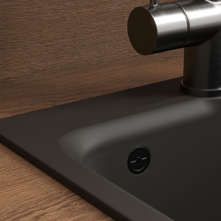 Кухонная мойка Reflexion Base RX0743BL, черный