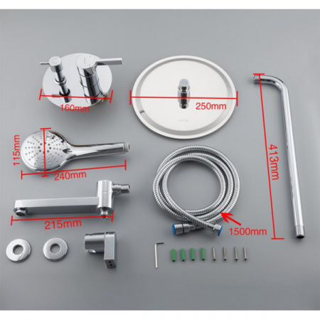 Душевая система Gappo G7104