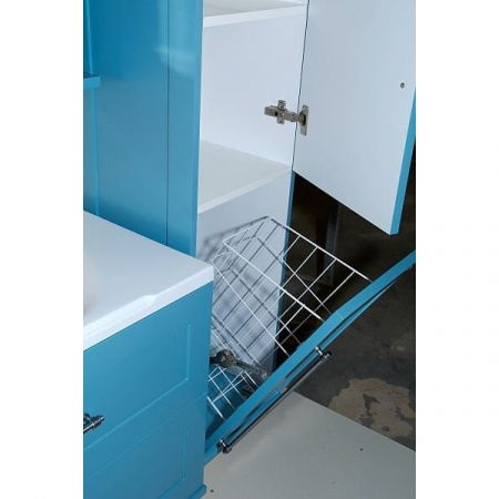 Шкаф-пенал Misty Марта 35 R голубой матовый