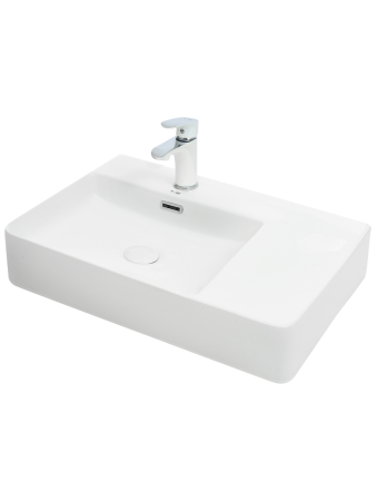 Раковина накладная WeltWasser WW SK ELBACH 2223 L