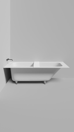 Полка для встраиваемой ванны Salini GABBIANO IN PLUS, белый, 1906210MN