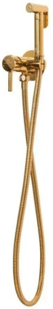 Смеситель встраиваемый с гигиеническим душем Grocenberg GB001 Золото Глянец
