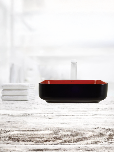 Раковина накладная WeltWasser WW SK ELBACH M2195 MBR