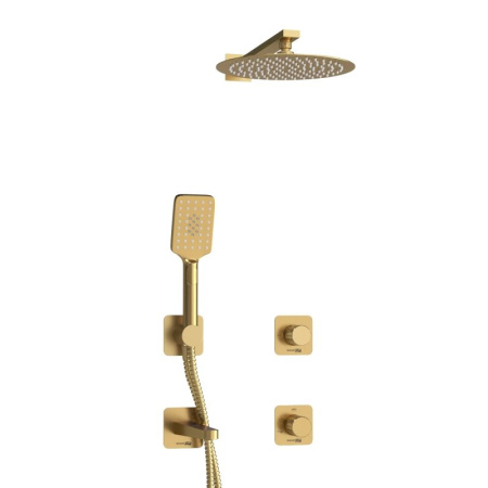 A8251.307.308.180.259.285.194.201 Встраиваемый комплект для ванны WasserKRAFT с верхней душевой насадкой, лейкой