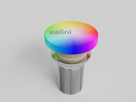 Донный клапан для раковины D 502 Salini белый 162201G