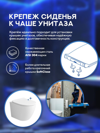 Унитаз подвесной безободковый Amore di Mare Delio Tornado P203MW-T Matte White, овальный белый матовый, антивсплеск, фарфор, быстросъемное сиденье дюропласт с микролифт, антибактериальное покрытие