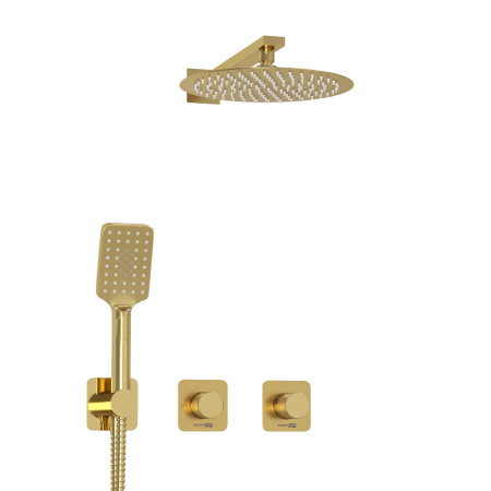 A8251.306.180.259.285.194.201 Встраиваемый комплект для душа WasserKRAFT с верхней душевой насадкой и лейкой