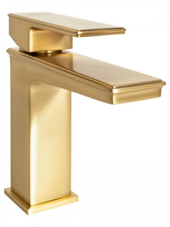 Cмеситель для раковины Hansberge H1070 Золото матовый