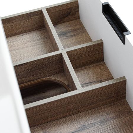 Тумба подвесная BRIZ Вена 60 с умывальником Грэйс, 239 03-18060-15 00 БЕЛ