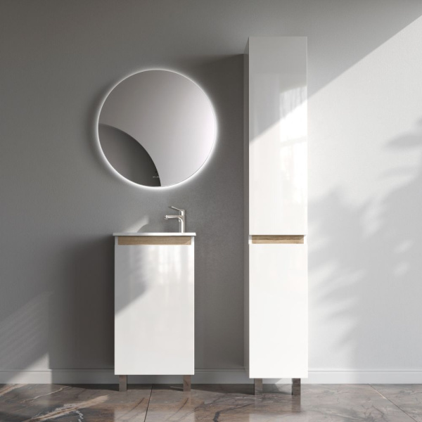 M85AFSX0451WG X-Joy База под раковину AM.PM, напольная, 45 см, 1 дверца, белый глянец