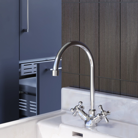 230000000 Retro Смеситель для кухни RedBlu by Damixa